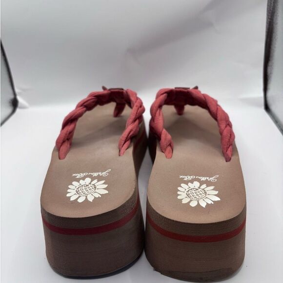 Yellowbox women's karnika platform sandal Sienna size 7.5 Pre-Owned - Picture 2 of 6